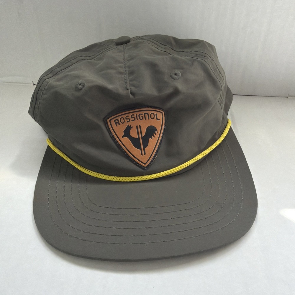 Rossignol adjustable snap back boat hat, Green, os